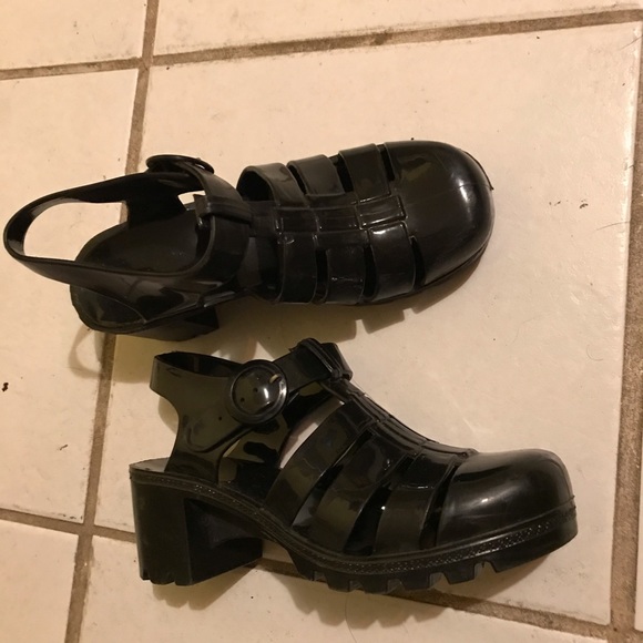 american apparel jelly sandals